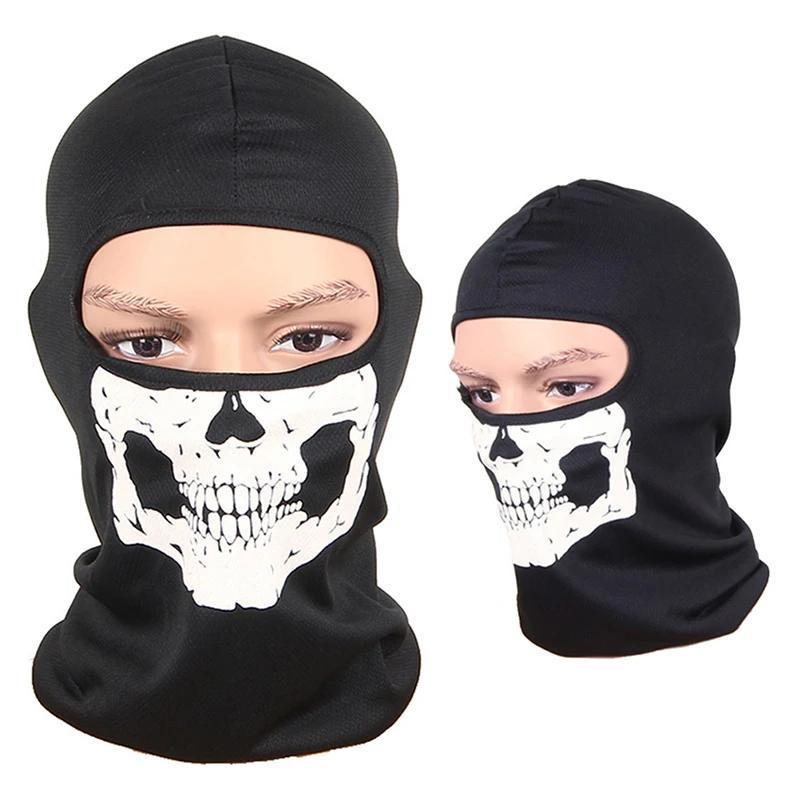 Skull Pattern Balaclava Mask Cycling Hat Snowboard Ski Face Cover