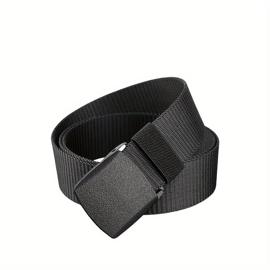 Men's Auto Buckle Nylon Belt Outdoor Canvas Belt