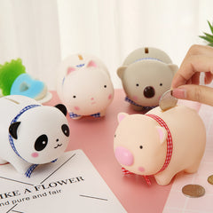 Cartoon Piggy Savings Can Enamel Toy Home Desktop Decoration