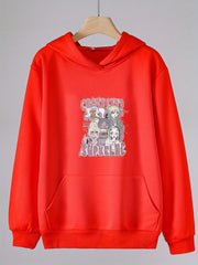 Cartoon Pattern Long Sleeve Hoodie for Girls