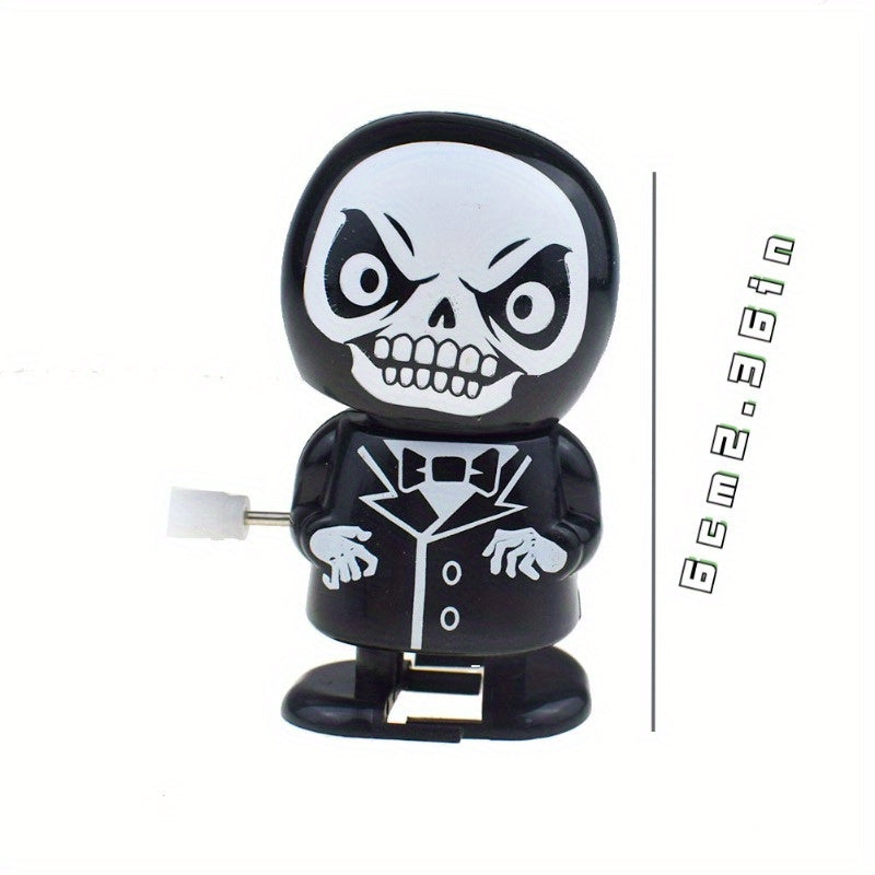 Classic Clockwork Walking Death Chain Doll Toy Wind Up Plastic