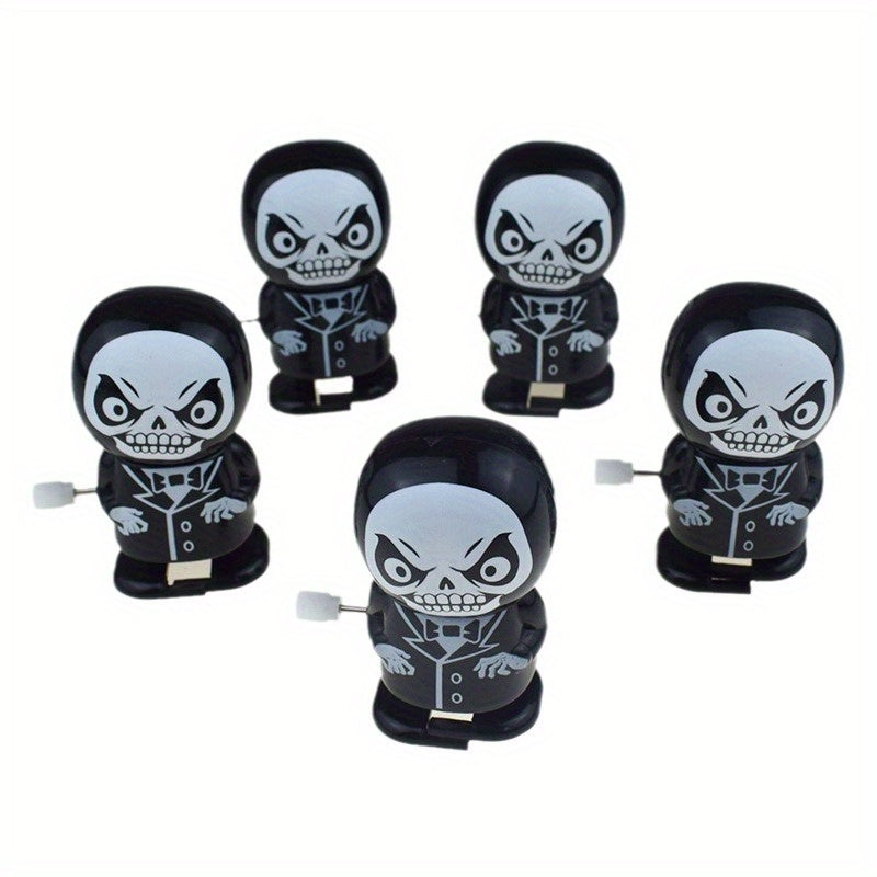 Classic Clockwork Walking Death Chain Doll Toy Wind Up Plastic