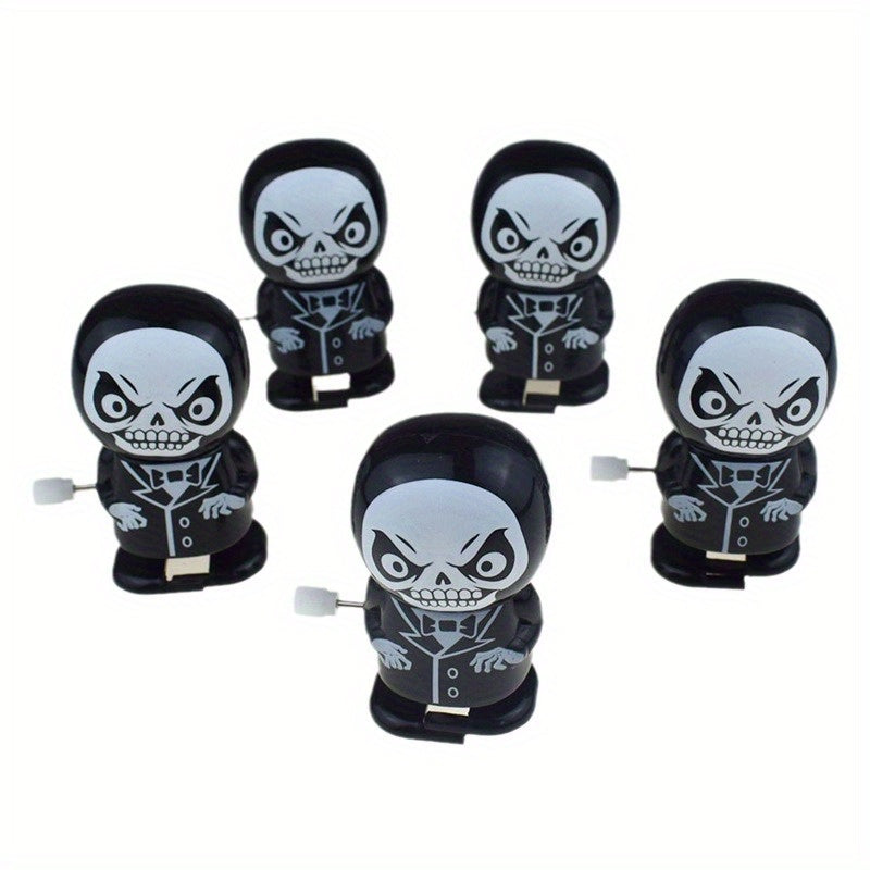 Classic Clockwork Walking Death Chain Doll Toy Wind Up Plastic