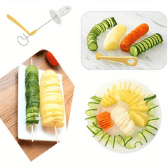 Portable Potato BBQ Skewers for Camping and Picnic