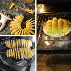 Portable Potato BBQ Skewers for Camping and Picnic