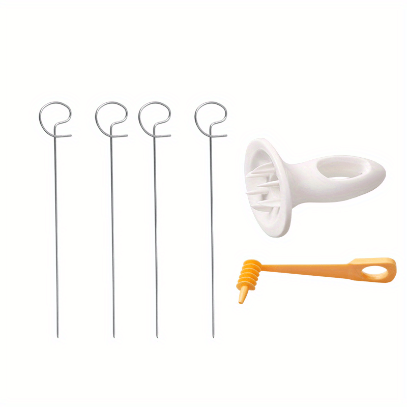 Portable Potato BBQ Skewers for Camping and Picnic