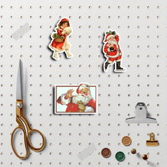 50pcs Merry Christmas Stickers for DIY Scrapbooking and Stationery