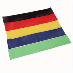 5pcs Yoga Resistance Rope TPE Fitness Stretching Band with Storage Bag