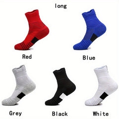 Thickened Breathable Sports Socks for Running & Basketball