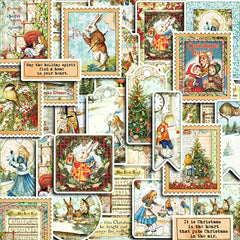 40pcs Alice Christmas Stickers Student Stationery Arts Crafts