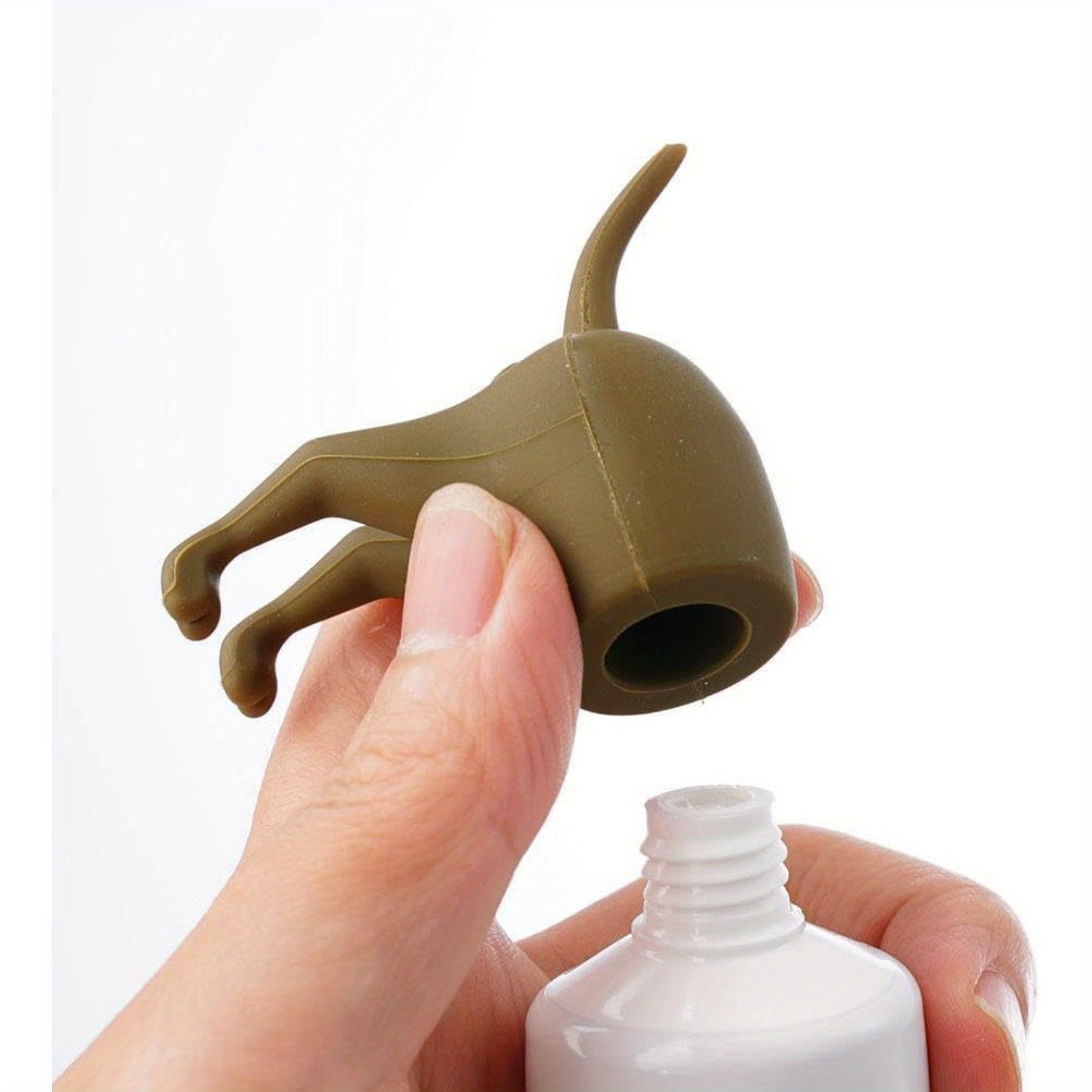 1pc Dog Butt Toothpaste Cap - Toothpaste Holder For Pranks
