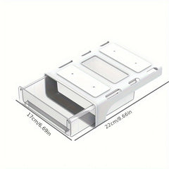 1pc Office Desk Storage Box Hanging Installation
