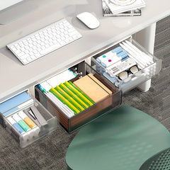 1pc Office Desk Storage Box Hanging Installation