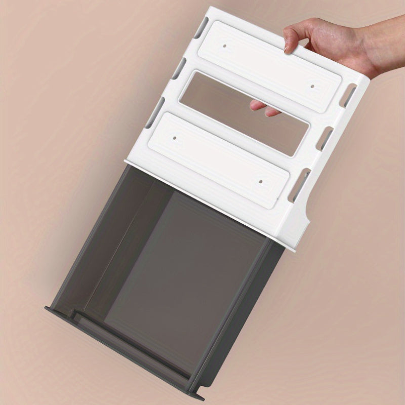 1pc Office Desk Storage Box Hanging Installation