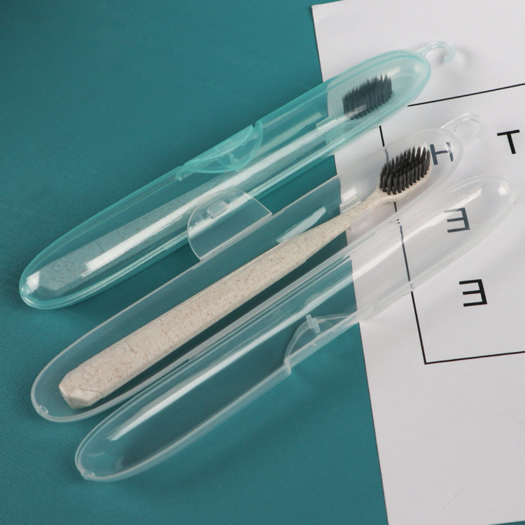 Portable Toothbrush Storage Box Lightweight Clear Holder Case