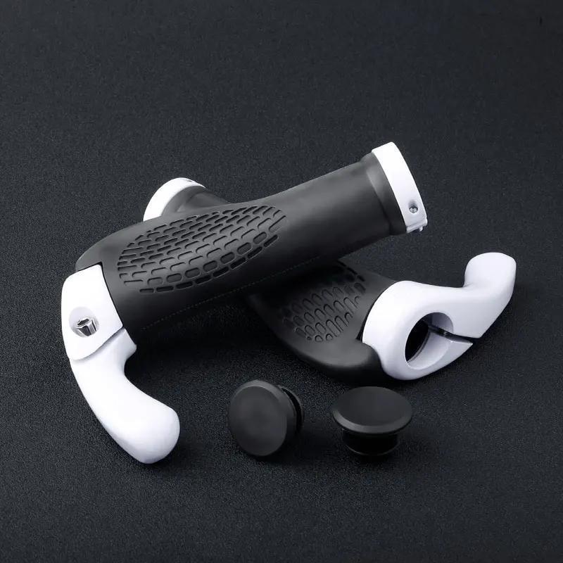Aluminium Bicycle Handlebar End Cap Anti Skid Rubber Grips