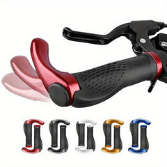 Aluminium Bicycle Handlebar End Cap Anti Skid Rubber Grips