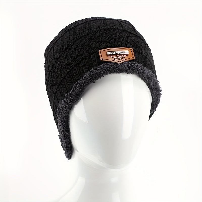 Unisex Winter Thick Beanie Knitted Hat