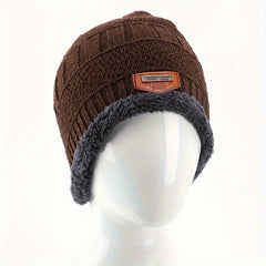 Unisex Winter Thick Beanie Knitted Hat