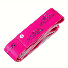 Pattern Yoga Stretching Band Fitness Resistance Band for Dance