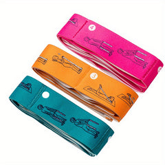Pattern Yoga Stretching Band Fitness Resistance Band for Dance