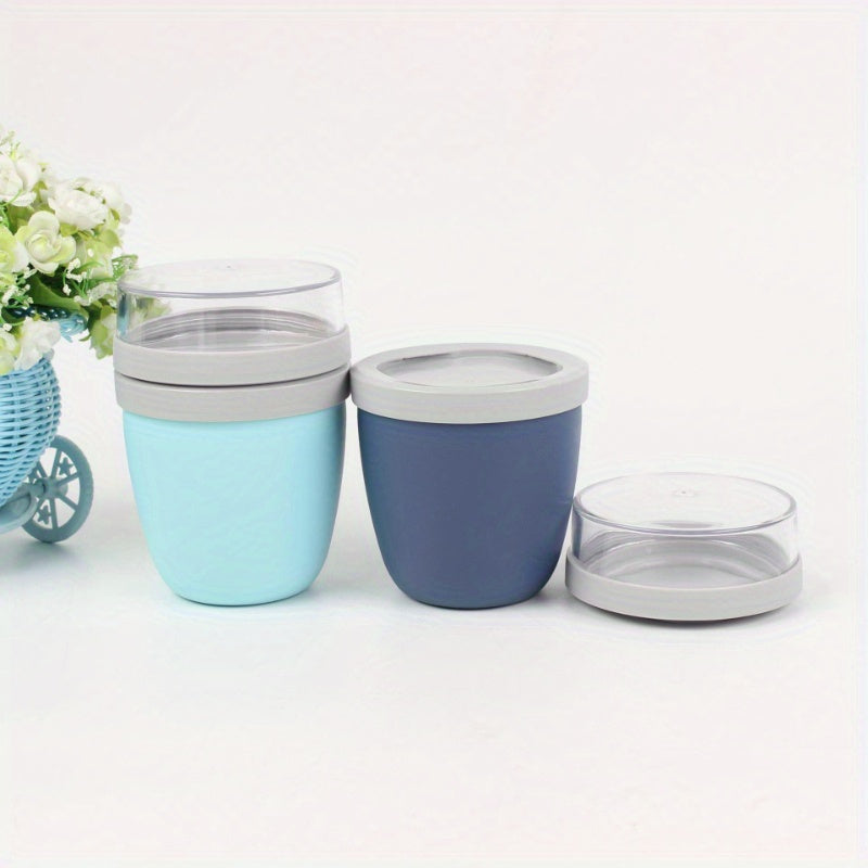 Portable 2 Tier Overnight Oats Container
