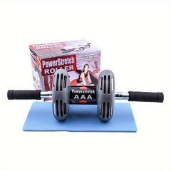 Ab Roller Double Wheels Automatic Brake Tummy Control Exercise