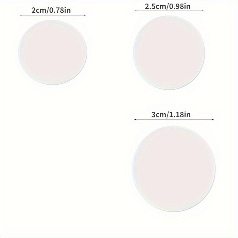 500 Transparent Self Adhesive Sealing Sticker Round Roll for Gift Packaging