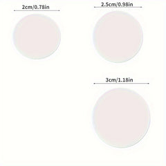 500 Transparent Self Adhesive Sealing Sticker Round Roll for Gift Packaging