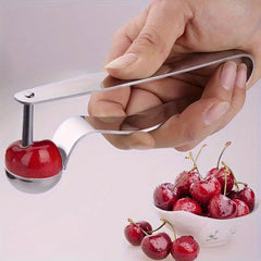 Red Date Pit Remover Stainless Steel Big Date Pit Extractor Hand Press