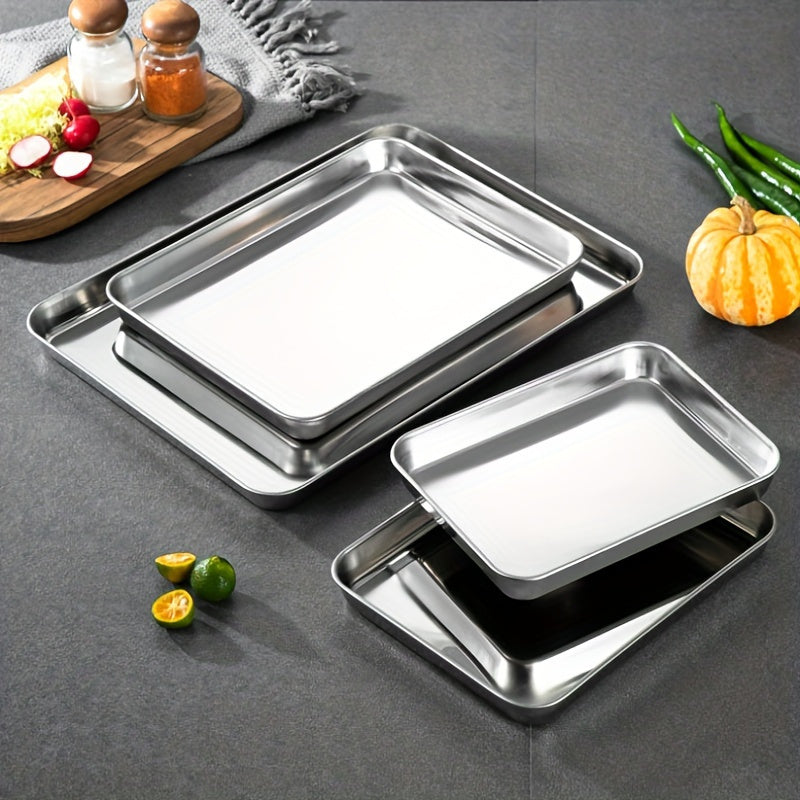 304 Stainless Steel Rectangular Plate Draining Plate With Mesh