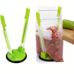 Bag Holder For Plastic Bags Sandwich Holder Food Storage Bags Clip Opener