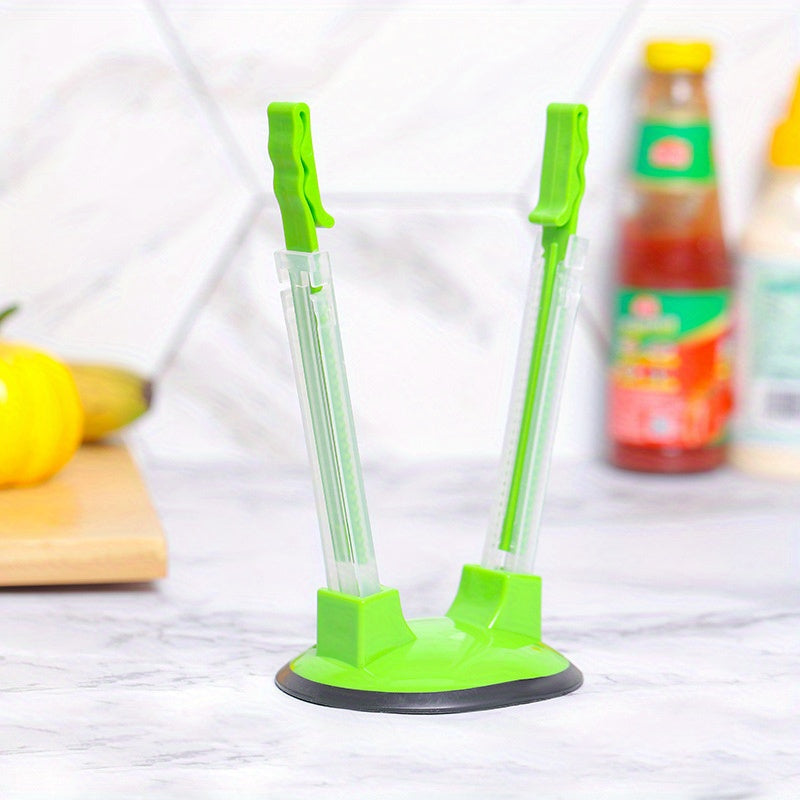 Bag Holder For Plastic Bags Sandwich Holder Food Storage Bags Clip Opener