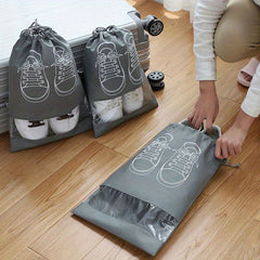 3pcs Large Size Shoe Storage Bag Non Woven Fabric Dustproof Shoe Bags