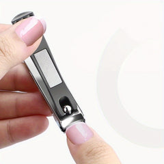 Portable Nail Clippers with Nail File Fingernail & Toenail Cutter