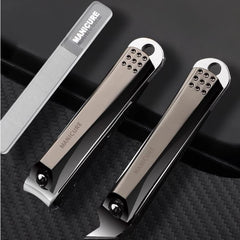 Portable Nail Clippers with Nail File Fingernail & Toenail Cutter