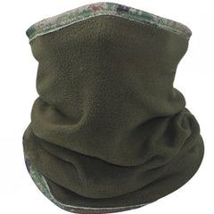 Camouflage Outdoor Sports Neck Gaiter Plus Velvet Windproof Mask