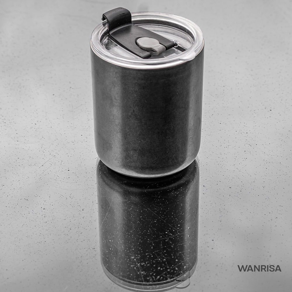 40oz Stainless Steel Water Cup with Lid, Snowflake Texture, Large Capacity