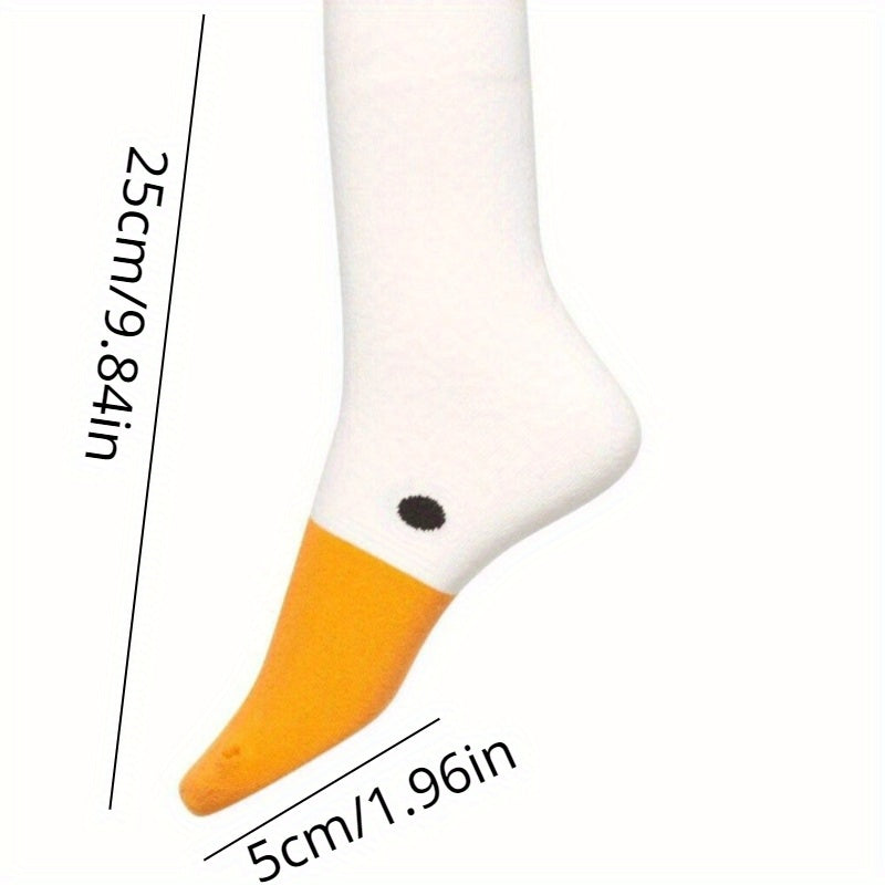 Untitled Goose Game Socks Animal Funny Pattern Unisex Casual Cotton Socks