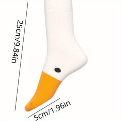 Untitled Goose Game Socks Animal Funny Pattern Unisex Casual Cotton Socks
