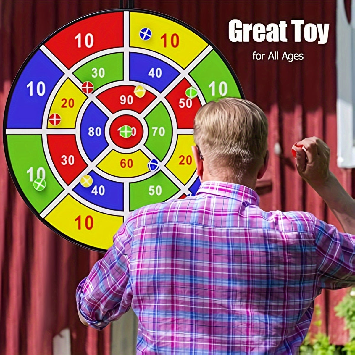Set of 12 Sticky Balls Indoor Outdoor Fun Game