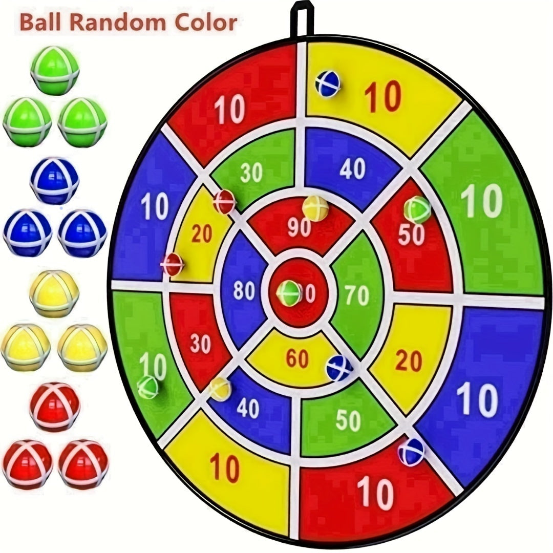 Set of 12 Sticky Balls Indoor Outdoor Fun Game