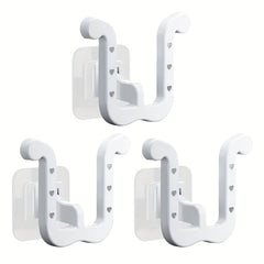 6pcs Wall Mounted Slipper Rack Self Adhesive Shoe Rack