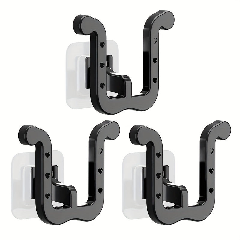 6pcs Wall Mounted Slipper Rack Self Adhesive Shoe Rack