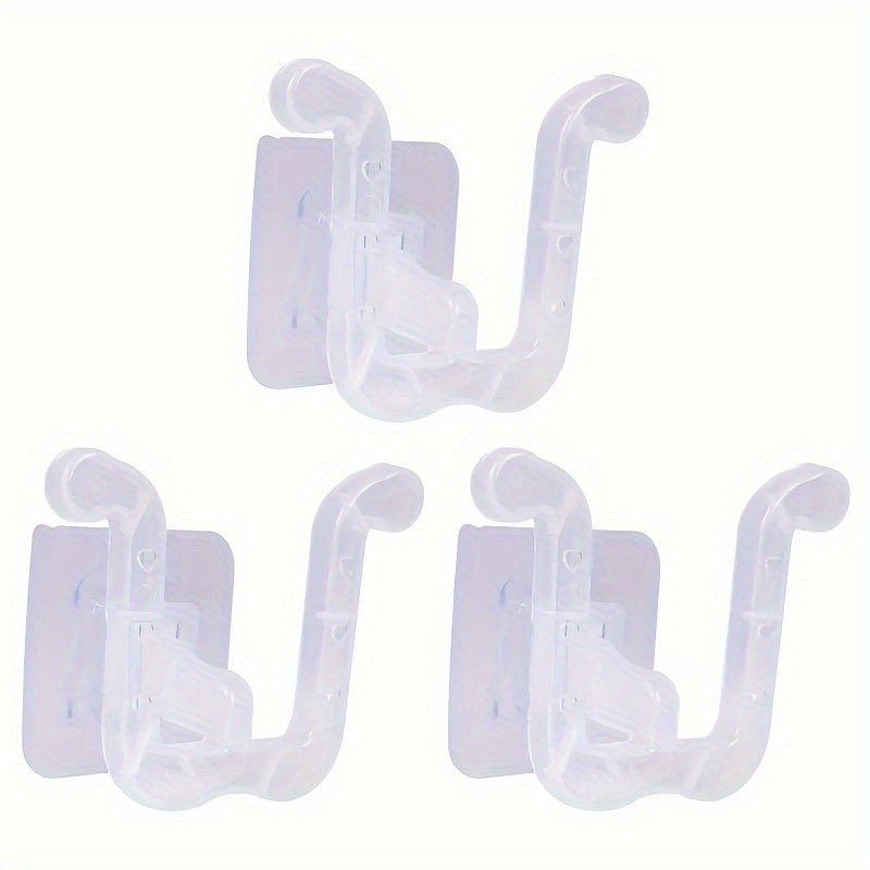 6pcs Wall Mounted Slipper Rack Self Adhesive Shoe Rack