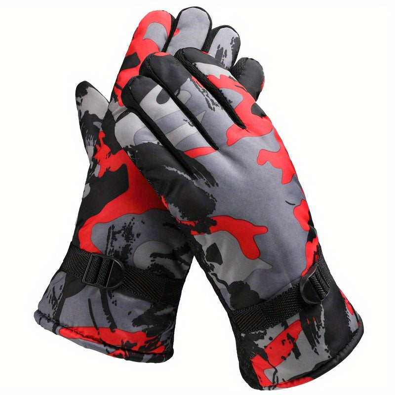 Men's Winter Skiing Gloves Windproof Waterproof