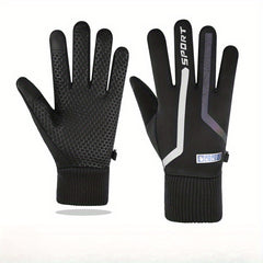 Winter Sports Skiing Warm Gloves For Men Waterproof Thick Gloves