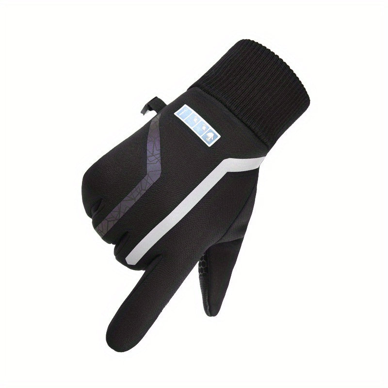 Winter Sports Skiing Warm Gloves For Men Waterproof Thick Gloves