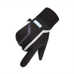 Winter Sports Skiing Warm Gloves For Men Waterproof Thick Gloves