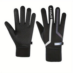 Winter Sports Skiing Warm Gloves For Men Waterproof Thick Gloves